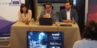 El Teatro Guiniguada acoge ‘John Williams Reimagined’, una de las grandes citas de FIMUCITÉ 20 Rueda de prensa en Teatro Guiniguada, Las Palmas de Gran Canaria.