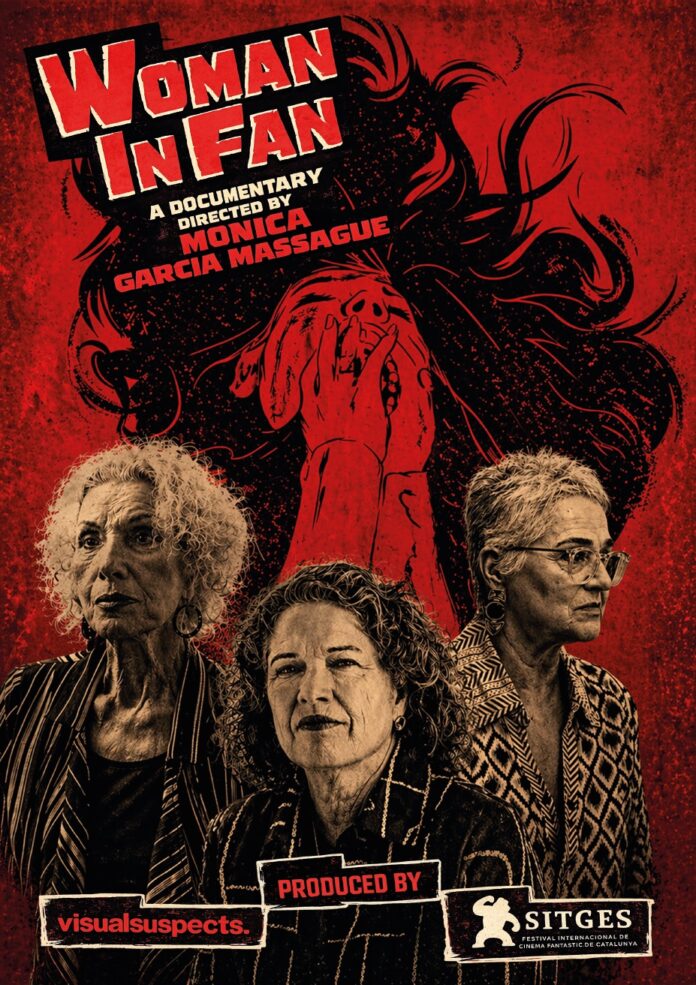 Cartel del documental WomanInFan.