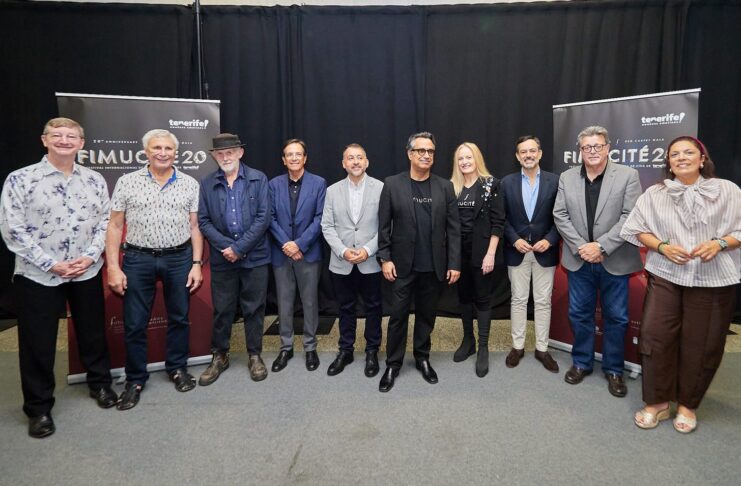 FIMUCITÉ 20 celebra la música del cine con STAR WARS en formato live-to-picture y dos leyendas del Óscar FIMUCITÉ 20. Rueda de prensa celebrada en Auditorio de Tenerife con los invitados del festival.
